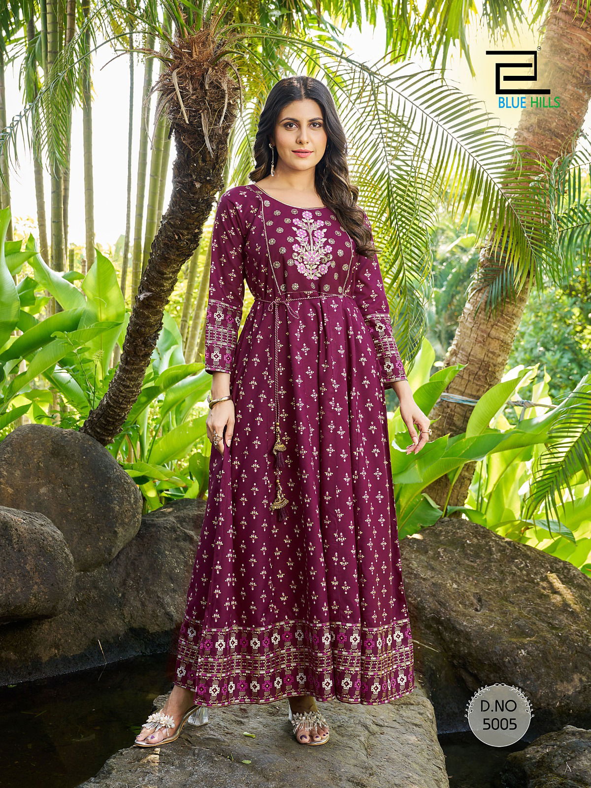 Blue Hills Sandwich Vol 5 Printed Anarkali Kurtis Catalog